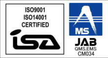 ISA&JABマーク　ISO9001&ISO14001【ウェブ用　MSカラー】2008年2月発行